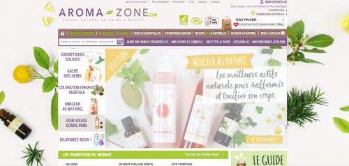 Les couleurs en marketing : Aromazone