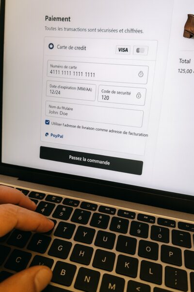 piratage e-commerce page de paiement